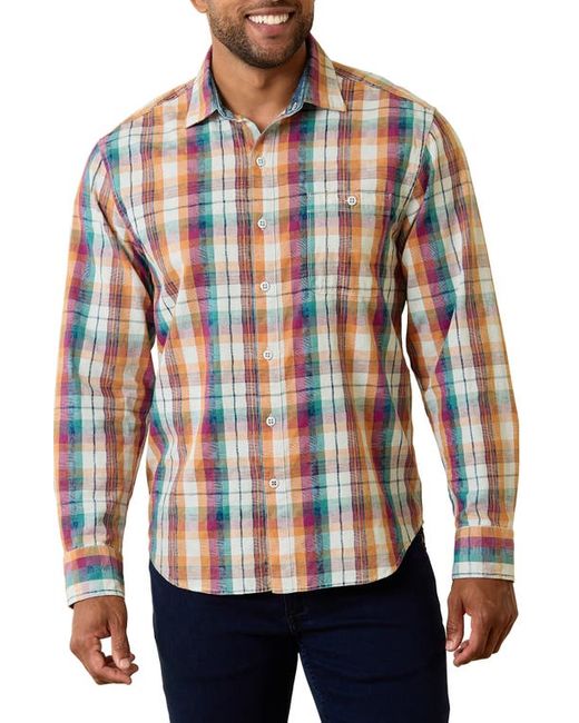 Tommy Bahama Indio Coast Plaid Cotton Button-Up Shirt in at Small
