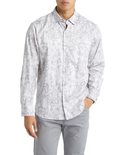 Tommy Bahama Lazlo Stretch Cotton Silk Button-Up Shirt in at Small