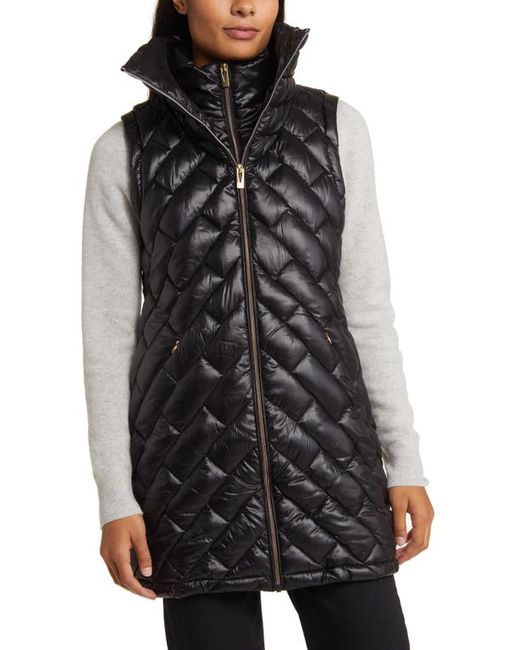 Via Spiga Quilted Puffer Vest with Bib in at X-Small