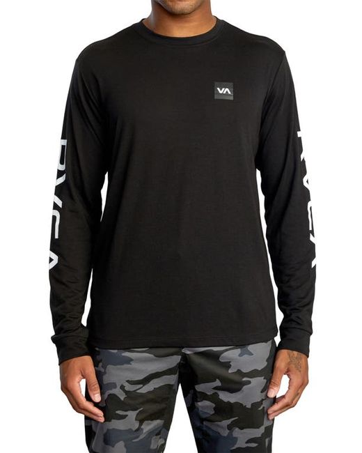 Rvca 2X Long Sleeve Performance Graphic T-Shirt in at Small