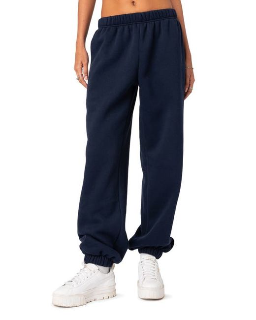 Edikted Clark Oversize Cotton Blend Sweatpants in at X-Small