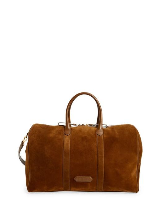 Tom Ford Buckley Suede Duffle Bag in at
