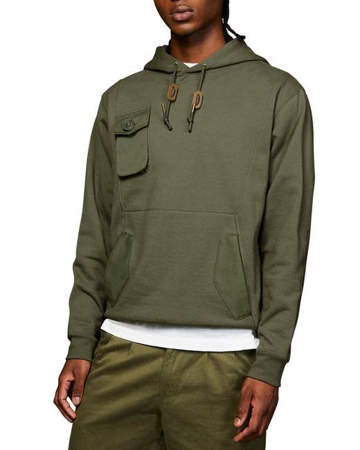 Alpha Industries Mixed Media Hoodie in at Small