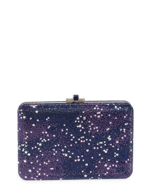 Judith Leiber Couture Slim Slide Galaxy Crystal Clutch in at