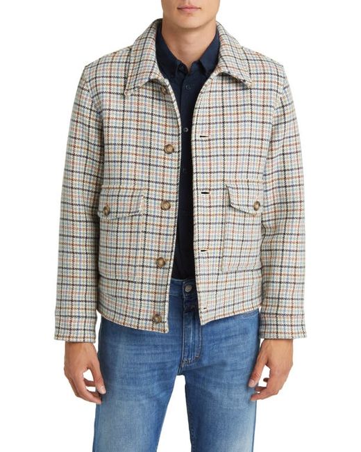Nn07 Julius Houndstooth Check Shirt Jacket in at Large