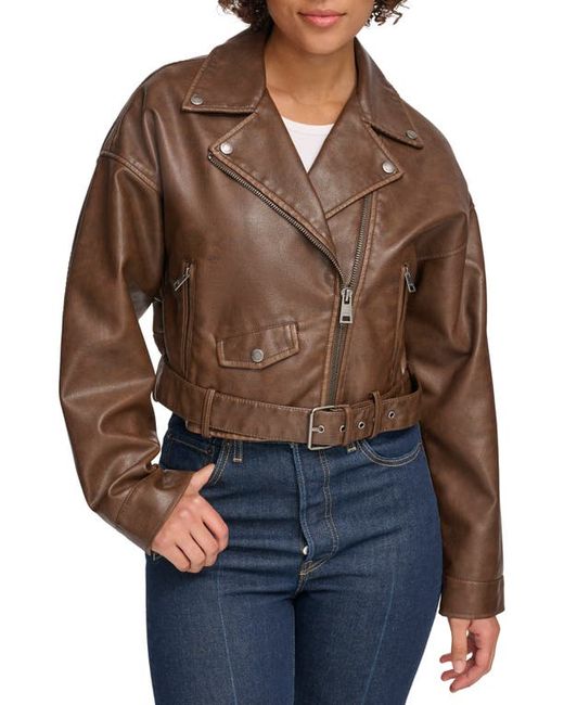 Levi's Faux Leather Moto Jacket in at X-Large