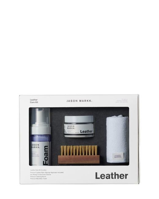 Jason Markk 4-Piece Leather Care Kit in at