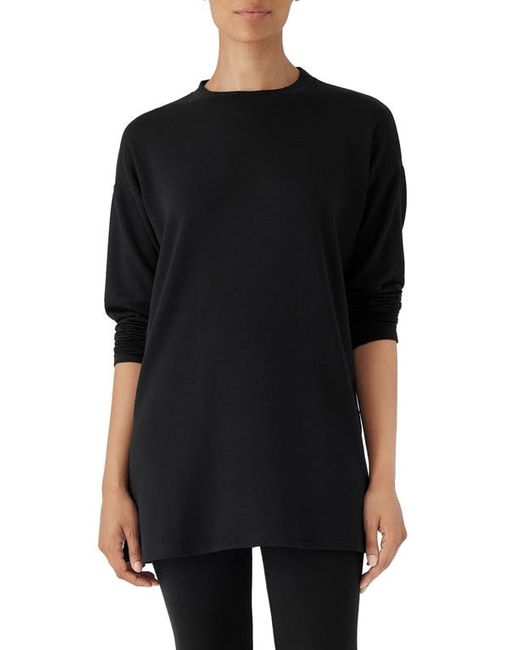 Eileen Fisher Crewneck Boxy Tunic in at Xx-Small