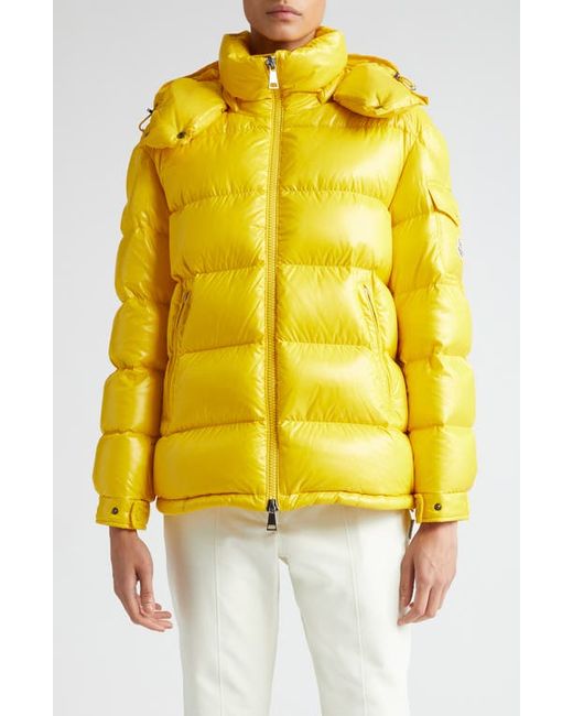 Moncler Maire Hooded Short Down Puffer Jacket in at 00