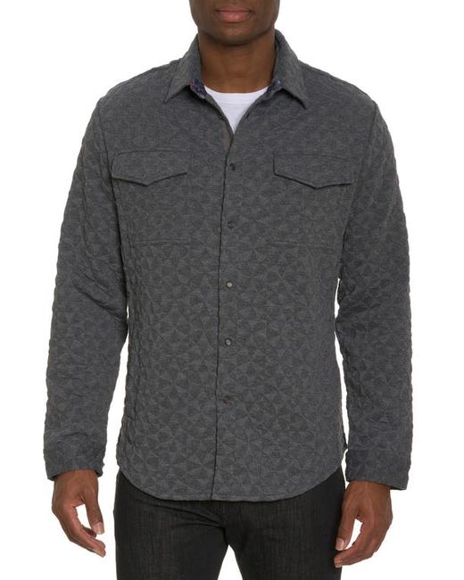 Robert Graham Brent Textured Knit Button-Up Shirt in at Small
