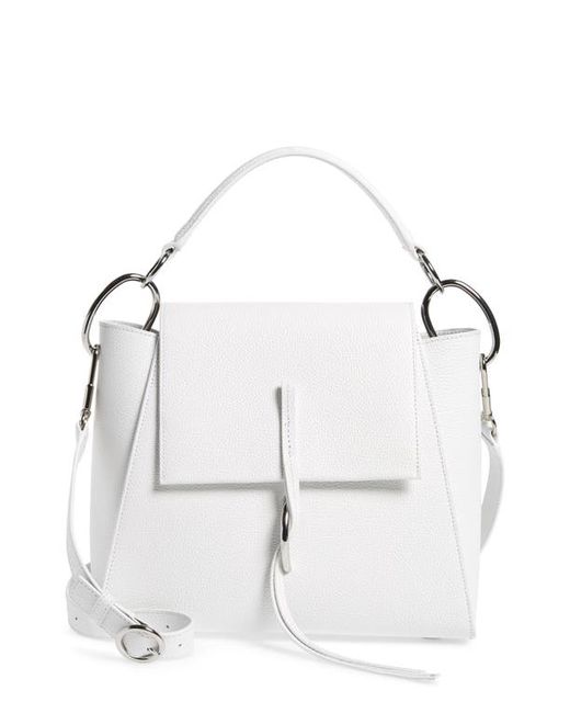 3.1 Phillip Lim Leigh Top Handle Leather Satchel in at