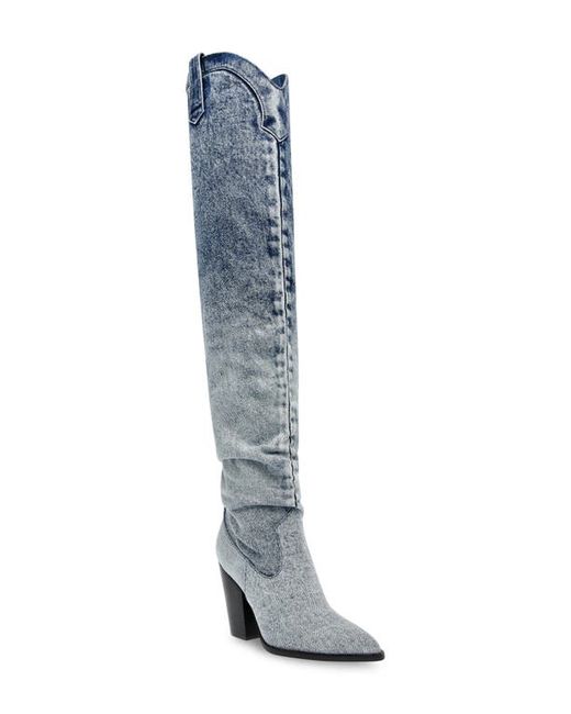 Steve Madden Landy Slouch Pointed Toe Over the Knee Boot in at 6.5