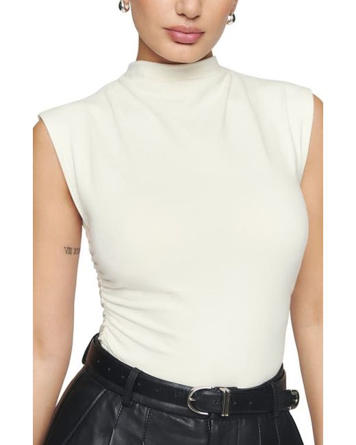 Reformation Lindy Ruched Crop Top in at X-Small