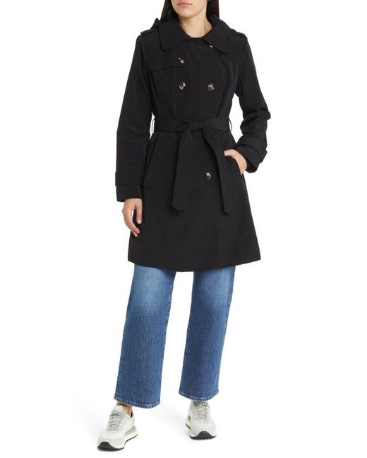 London Fog Belted Trench Coat in at Small