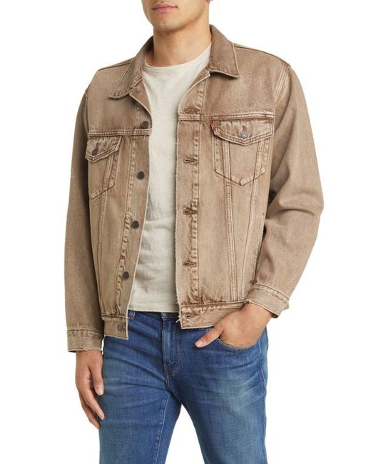 Levi's Relaxed Fit Denim Trucker Jacket in at Small