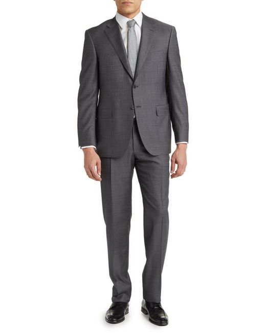 Canali Siena Classic Fit Solid Wool Suit in at 50 Us