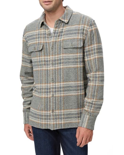 Paige Wilbur Cotton Flannel Overshirt in at Small