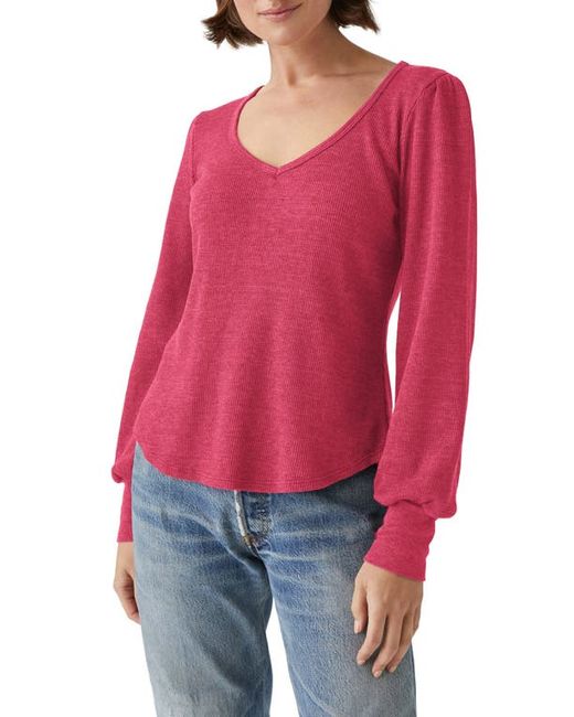Michael Stars Ida Long Sleeve Thermal Top in at X-Small