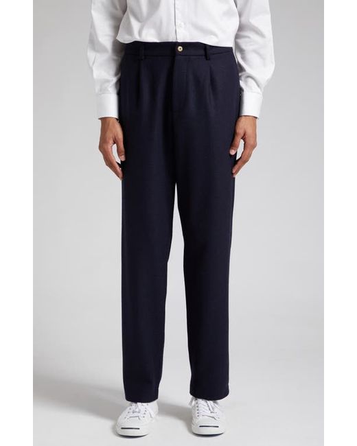 De Bonne Facture Pleated Wool Pants in at