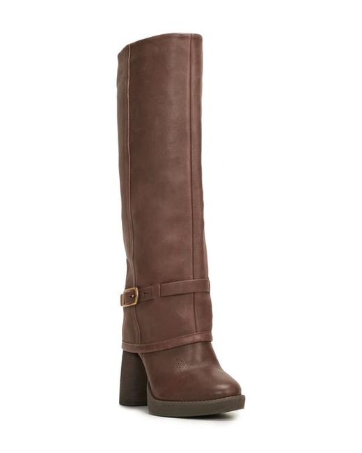 Lucky Brand Nathari Foldover Knee High Boot in at 6