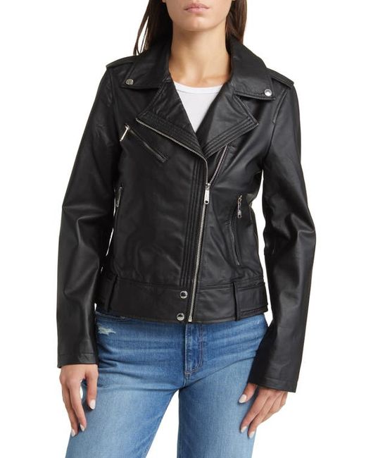 Sam Edelman Leather Moto Jacket in at