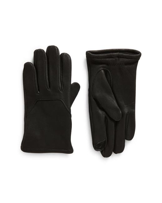 Nordstrom Faux Fur Lined Leather Gloves in at Small