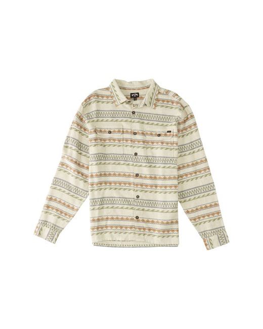 Billabong Offshore Jacquard Stripe Cotton Button-Up Shirt in at