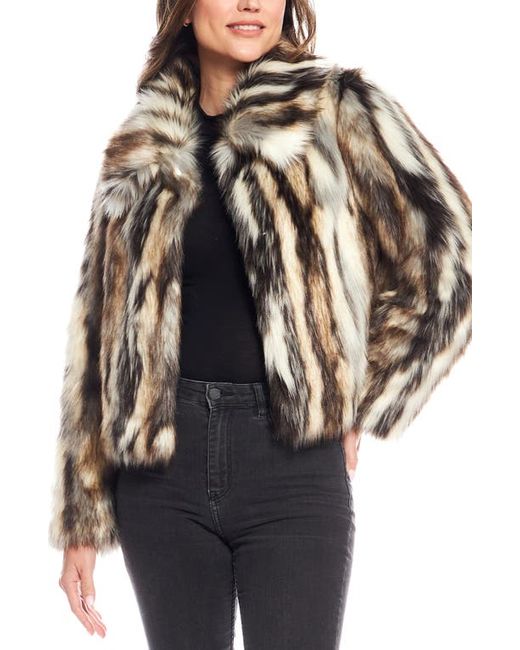 Donna Salyers Fabulous Furs Desert Dream Faux Fur Jacket in at X-Small