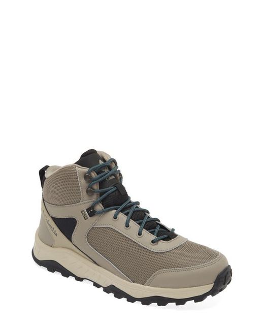 Columbia Trailstorm Ascend Mid Waterproof Hiking Sneaker in Kettle/Night Wave at 10