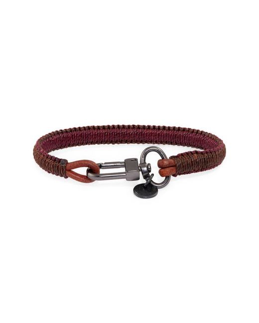 Caputo & Co. Caputo Co. Wrapped Leather Bracelet in at