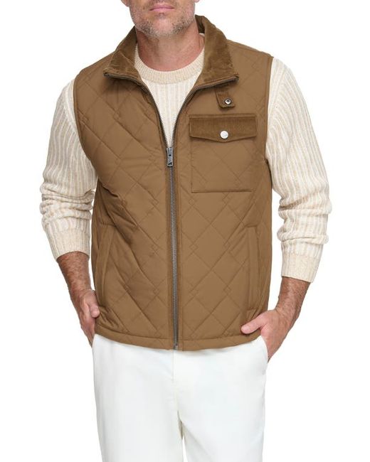 Andrew Marc Barnet Water Resistant Quilted Vest in at Small