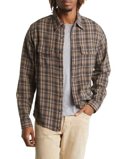 The No Animal Brand Mountain Regular Fit Flannel Button-Up Shirt in at