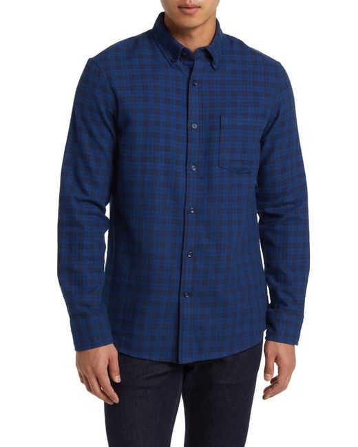 Nordstrom Marcus Trim Fit Check Flannel Button-Down Shirt in at