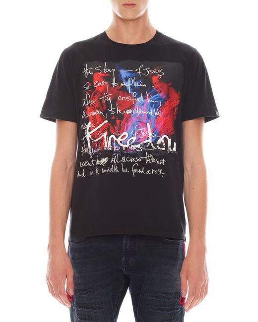 Cult Of Individuality Hendrix Graphic T-Shirt in at X-Small