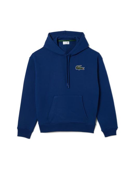Lacoste Loose Fit Cotton Hoodie in at 2