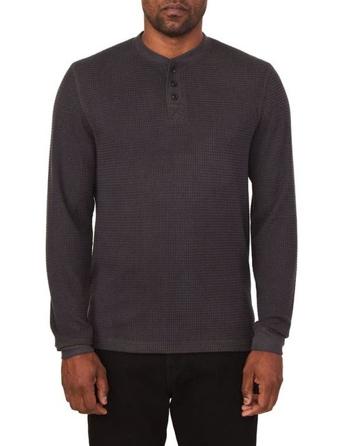 Rainforest The Fireside Waffle Knit Henley in at