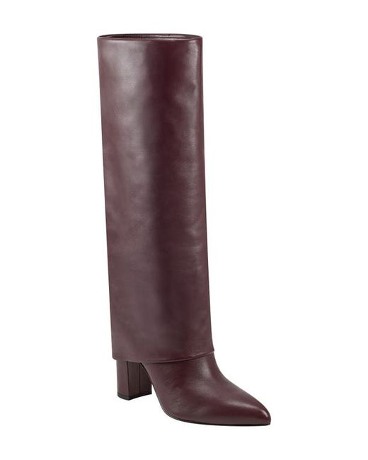 Marc Fisher LTD Leina Foldover Shaft Pointed Toe Knee High Boot in at