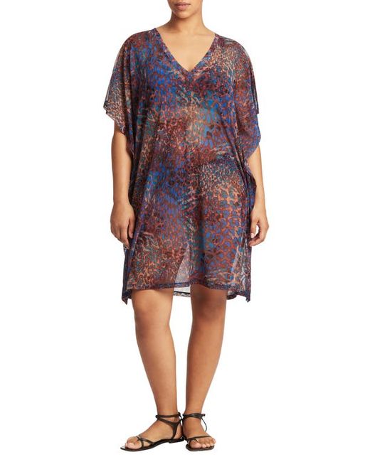 Sea Level Mesh Cover-Up Caftan in at