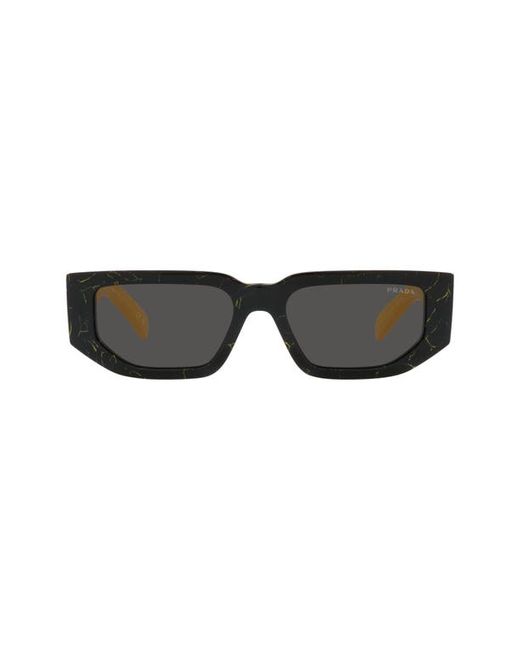 Prada 56mm Rectangular Sunglasses in at