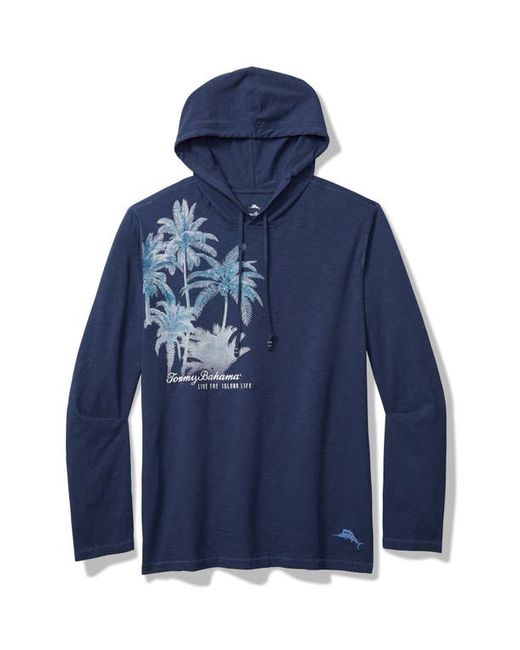 Tommy Bahama Frond of the Jungle Lux Cotton Hooded T-Shirt in at Small