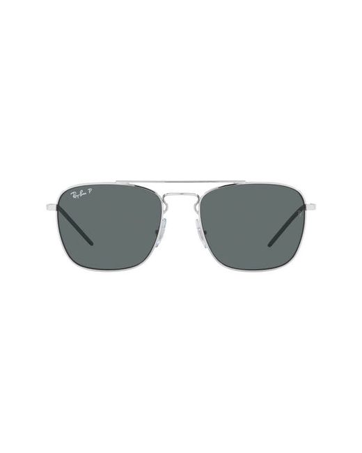 Ray-Ban 55mm Polarized Square Sunglasses in at