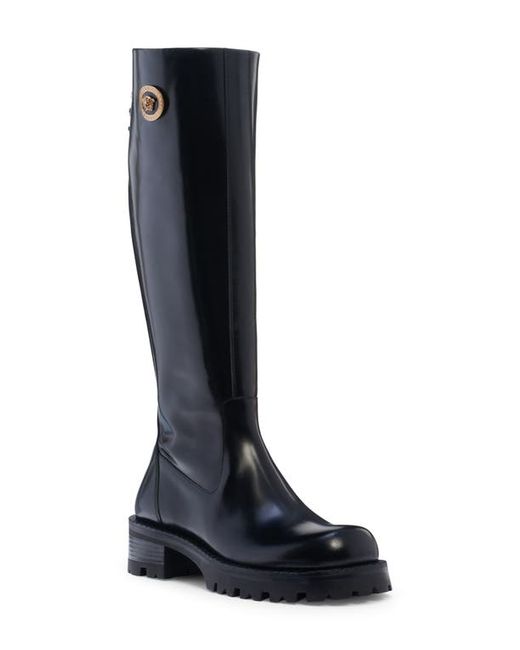 Versace Medusa Tall Boot in at 5.5Us