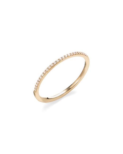 Lana Jewelry Thin Diamond Stack Ring in at 7