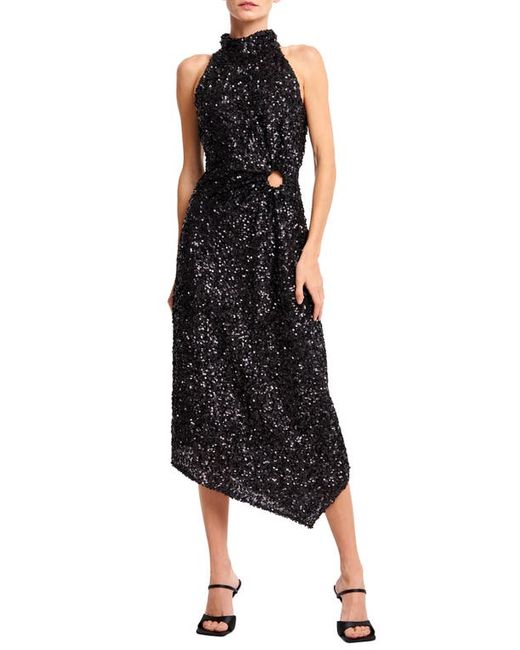 Ciebon Signy Sequin Asymmetric Gown in at