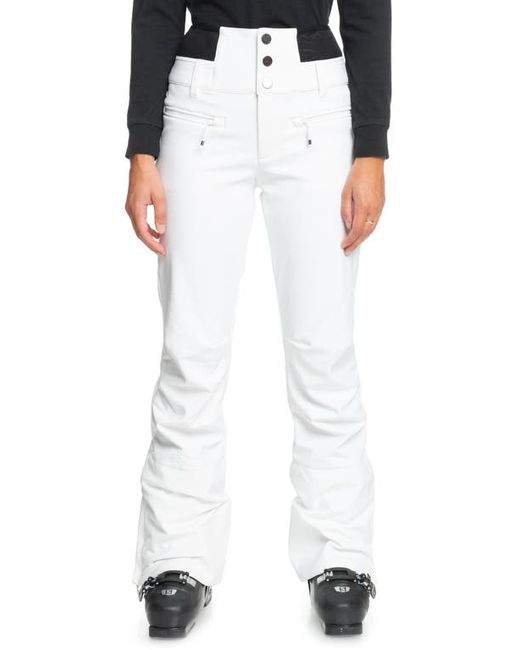 Roxy Rising High Waterproof Shell Snow Pants in at X-Small