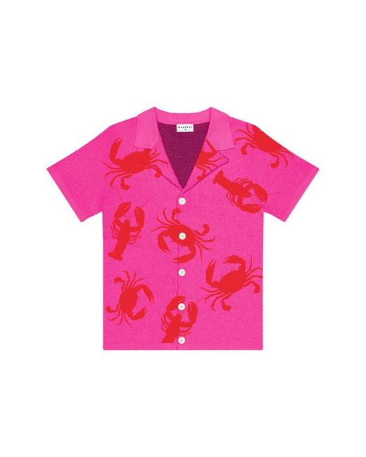 Mavrans Crabby Camp Shirt Sweater in at Small