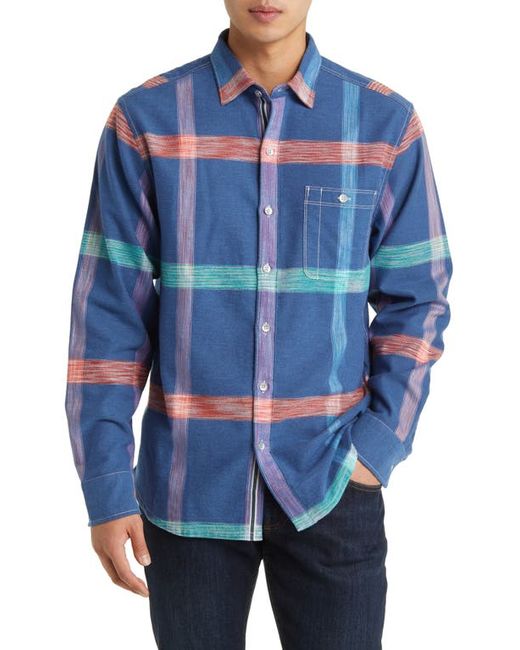 Tommy Bahama Canyon Beach Chill Out Check Button-Up Shirt in at Small