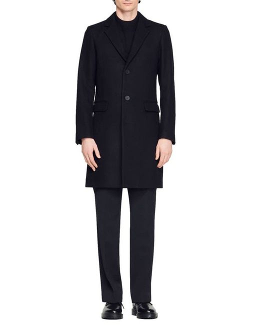 Sandro Apollo Wool Blend Coat in at X-Small