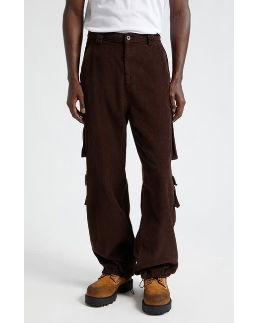Ahluwalia Iniquity Cotton Corduroy Cargo Pants in at Small