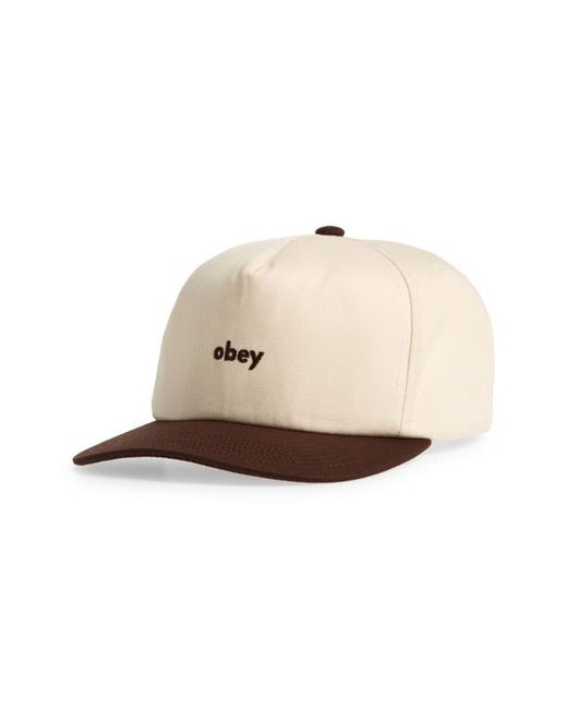 Obey Case Colorblock Baseball Cap in at